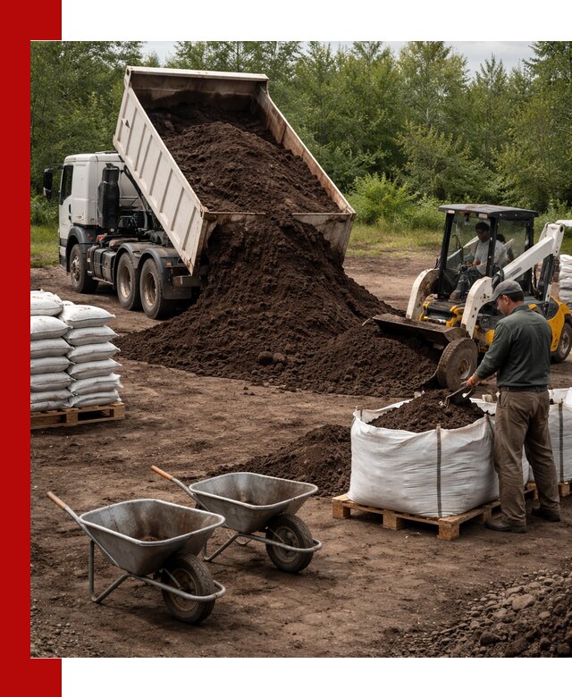 Доставка и продажа торфогрунта в Домодедово оптом и в розницу