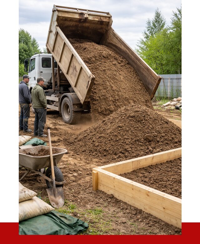 Торфо песчаная смесь в Домодедово с доставкой от 1947 р. | ПРОНЕРУДДмд