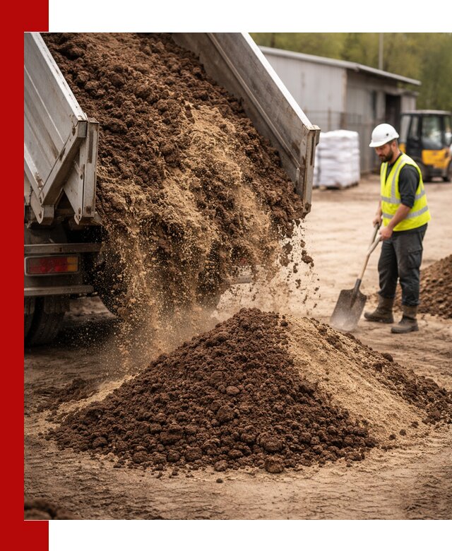 Доставка торфо-песчаной смеси в Домодедово для строительства и озеленения