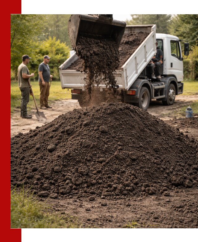 Доставка и продажа чернозема в Домодедово оптом и в розницу