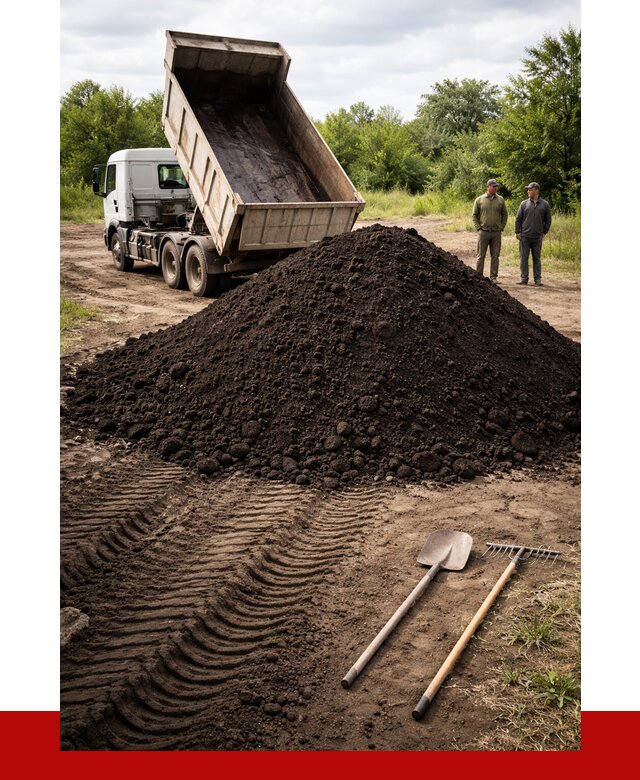 Купить чернозем навалом в Домодедово от 1263 р. за куб | ПРОНЕРУДДмд