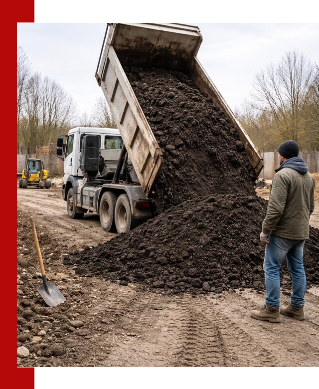 Доставка чернозема навалом в Домодедово быстро и выгодно
