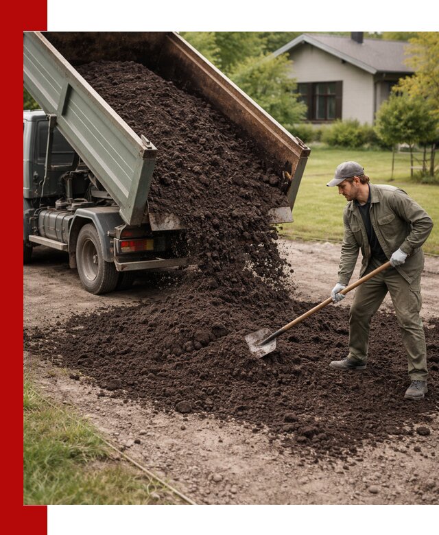 Чернозем для газона с доставкой в Домодедово быстро и качественно