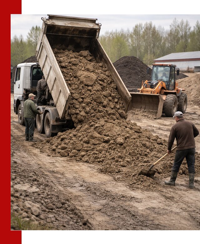 Доставка глин и суглинков в Домодедово оптом и вкрай