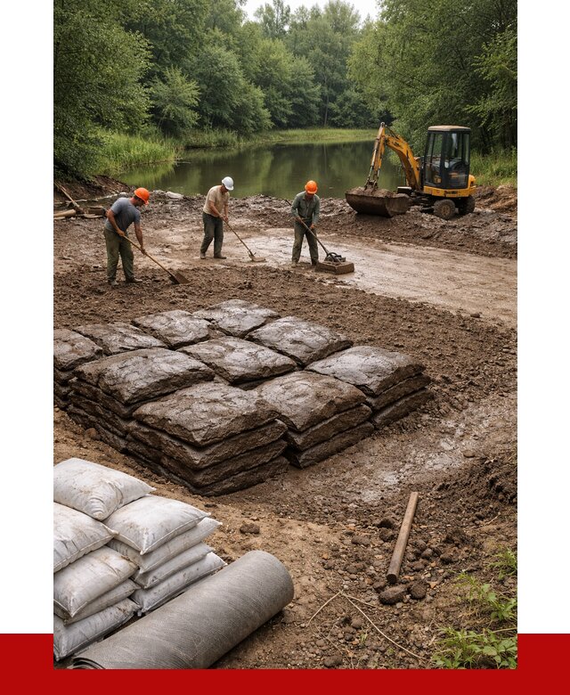 Купить глину для пруда в Домодедово от 4737 р. с доставкой | ПРОНЕРУДДмд