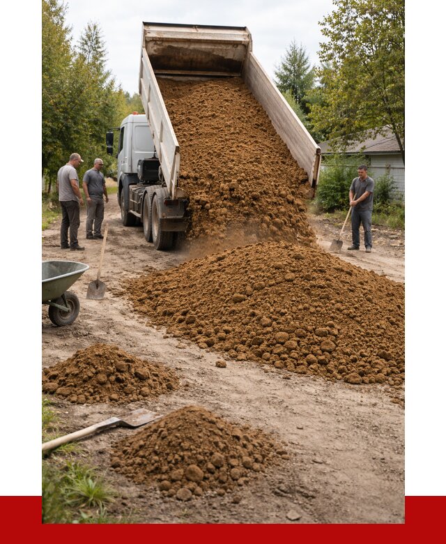 Купить суглинок с доставкой в Домодедово от 2632 р. за куб | ПРОНЕРУДДмд