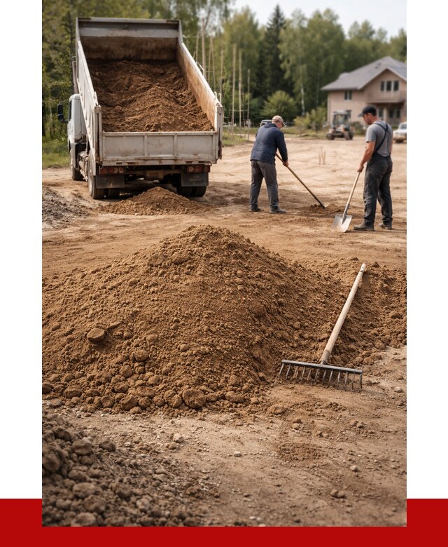 Суглинок для планировки в Домодедово с доставкой от 4421 р. | ПРОНЕРУДДмд