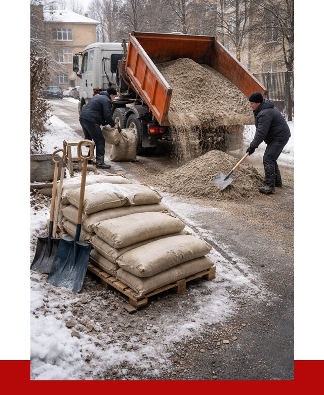 Противогололедные материалы оптом в Домодедово от 4421 р. | ПРОНЕРУДДмд