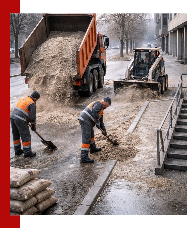 Поставка противогололедных материалов в Домодедово