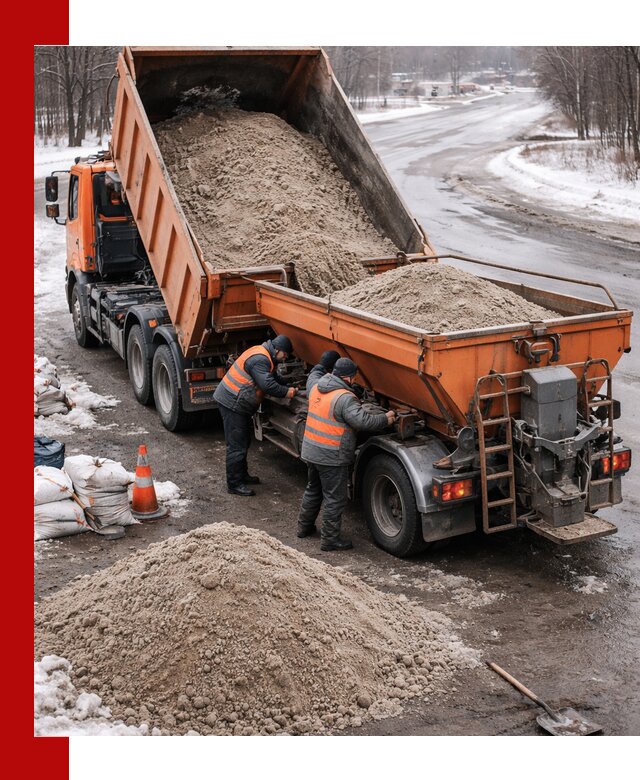 Поставка и вывоз пескосоля в Домодедово оптом и в розницу