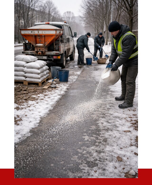 Реагент против гололеда в Домодедово с доставкой от 4737 р. | ПРОНЕРУДДмд