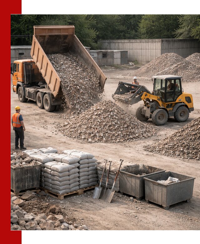 Вторичные материалы для отсыпки в Домодедово — поставка и доставка