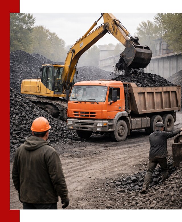 Доставка угля автотранспортом в Домодедово быстро и выгодно