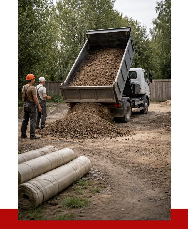 Доставка сыпучих материалов самосвалом в [cvi] от 4421 р. | ПРОНЕРУДДмд