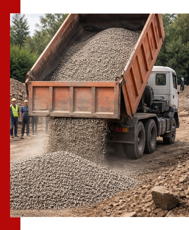 Доставка сыпучих материалов самосвалом в Домодедово быстро и надежно