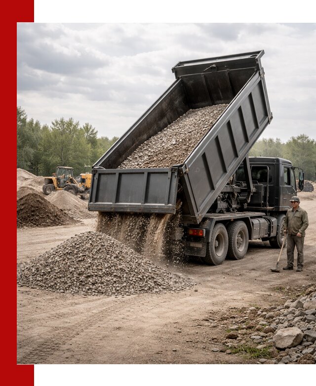 Доставка самосвалом 30 м3 по выгодным ценам в Домодедово