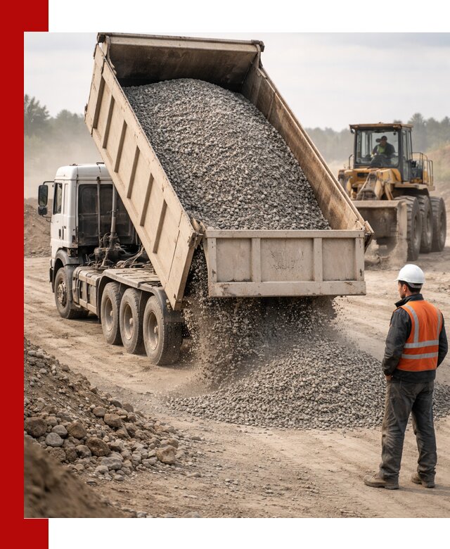 Доставка самосвалом 40 кубов цемента и сыпучих в Домодедово