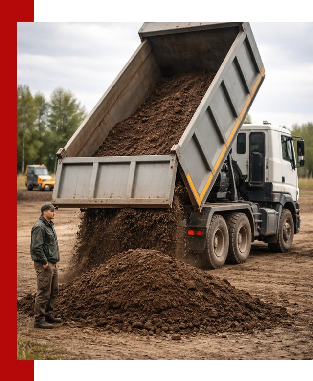 Аренда самосвала с водителем в Домодедово для сыпучих грузов и навоза