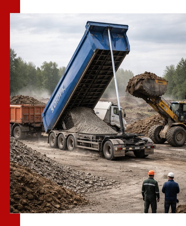 Аренда тонар 40 тонн в Домодедово с доставкой материалов