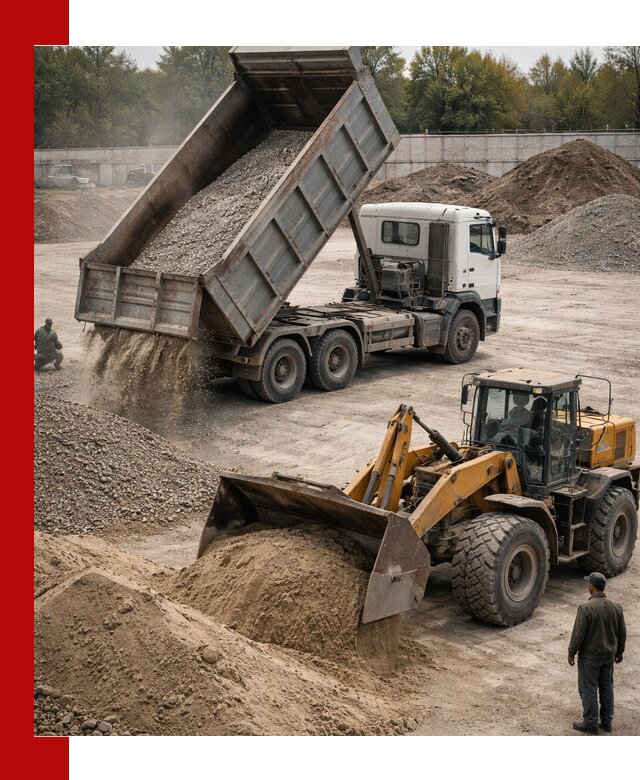 Перевозка сыпучих грузов самосвалами и бортовыми в Домодедово