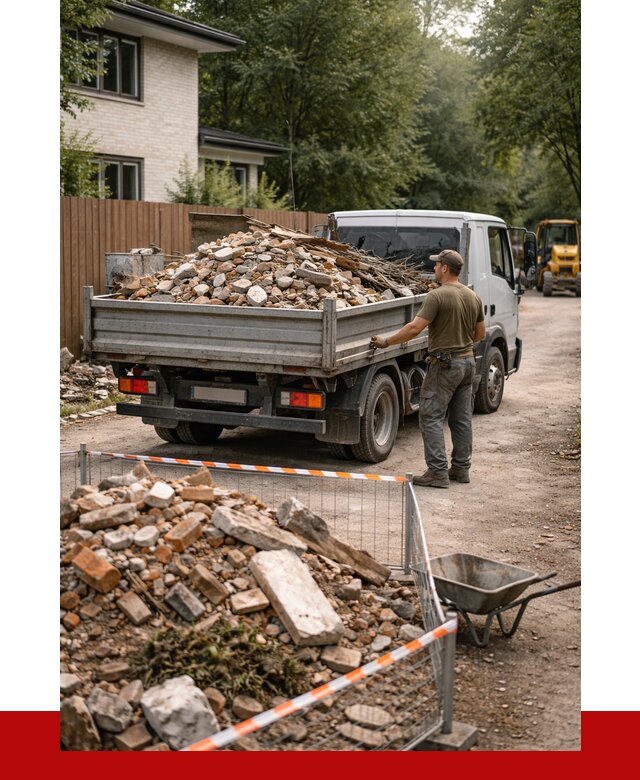 Вывоз строительного мусора с погрузкой в Домодедово от 7895 р | ПРОНЕРУДДмд