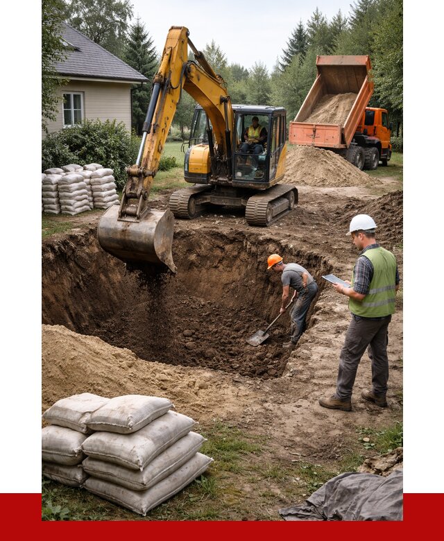 Рытье котлована в Домодедово быстро от 4737 р. ПРОНЕРУДДмд