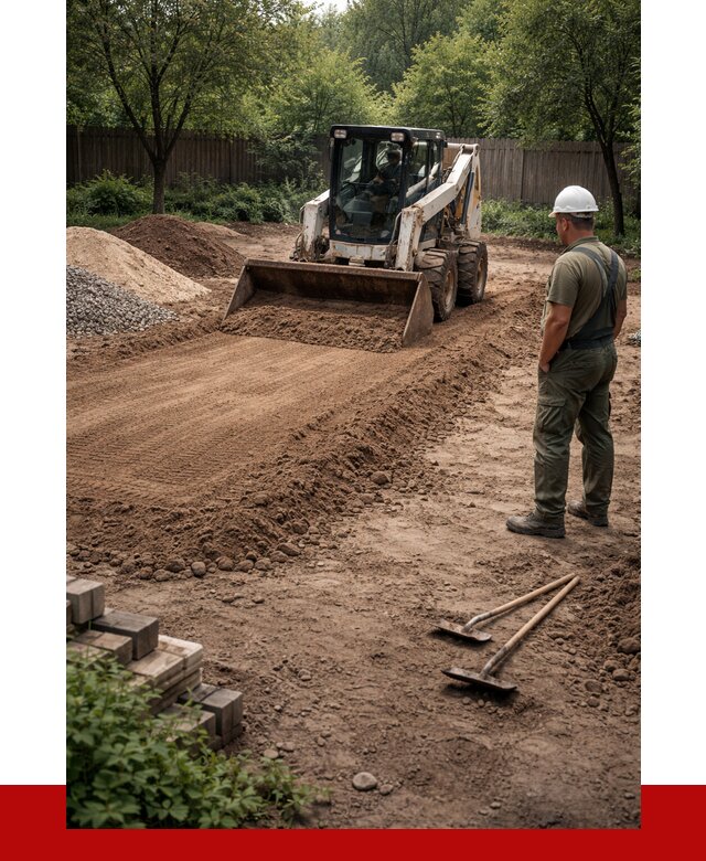 Выравнивание участка под ключ в Домодедово от 3684 р. | ПРОНЕРУДДмд