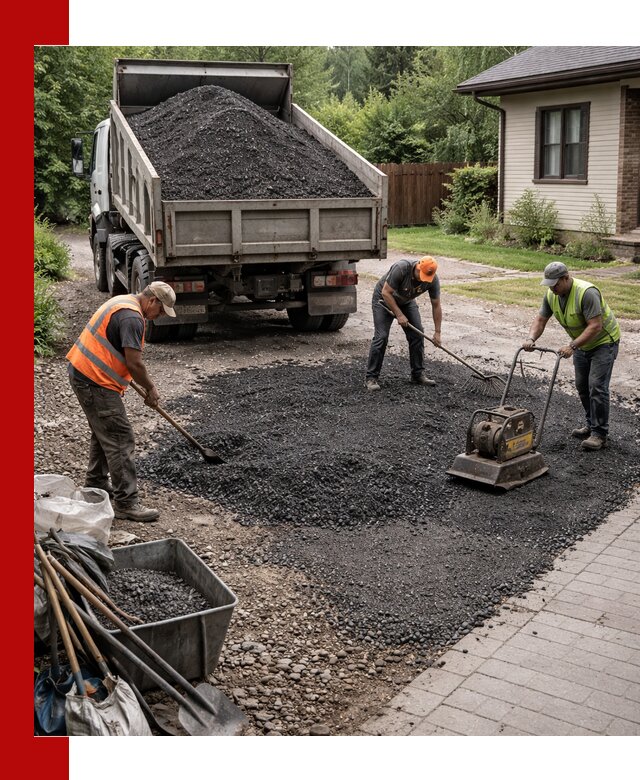 Асфальтовая крошка для двора с доставкой в Домодедово